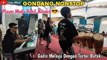 GADIS MELAYU DENGAN TORTOR BATAK VERSI GONDANG NONSTOP || HP/WA 081332332970