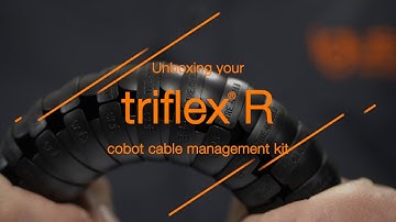 Unboxing your triflex® R cobot cable management kit