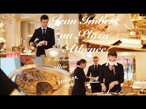 Dining at Jean Imbert au Plaza Athénée. 1 Michelin Star Classic French Tasting Menu! $814 for two