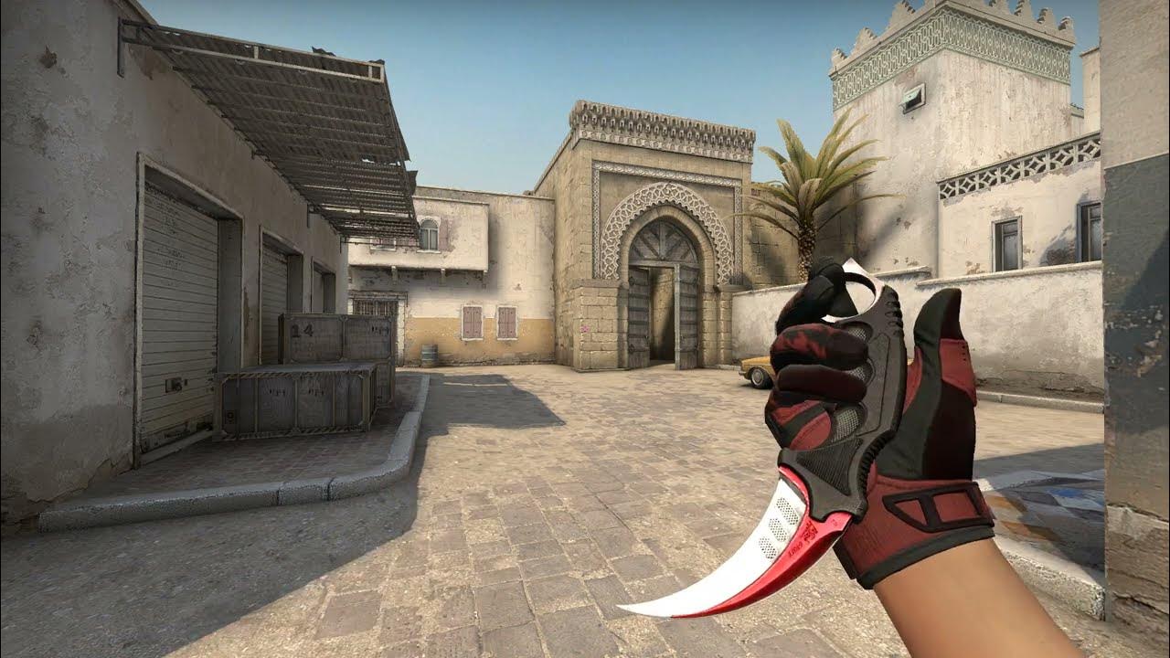 CSGO KARAMBIT AUTOTRONIC FACTORY NEW + SPORT GLOVES SCARLET SHAMAGH FACTORY NEW SKIN SHOWCASE