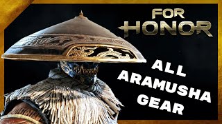 All Aramusha Gear (Remastered) - For Honor