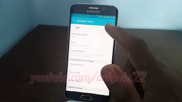 Android Lollipop : How to Change Dominant hand in Assistant menu Samsung Galaxy S6
