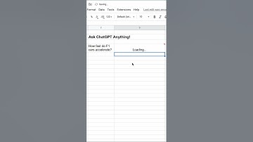Ask ChatGPT questions right from Google Sheets!