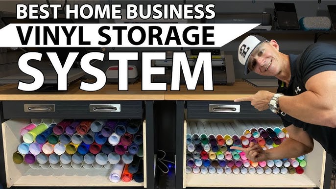 DIY Vinyl Storage Rack for Rolls and Sheets - Daily Dose of DIY