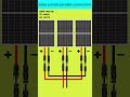 solar panel parallel connection diagram