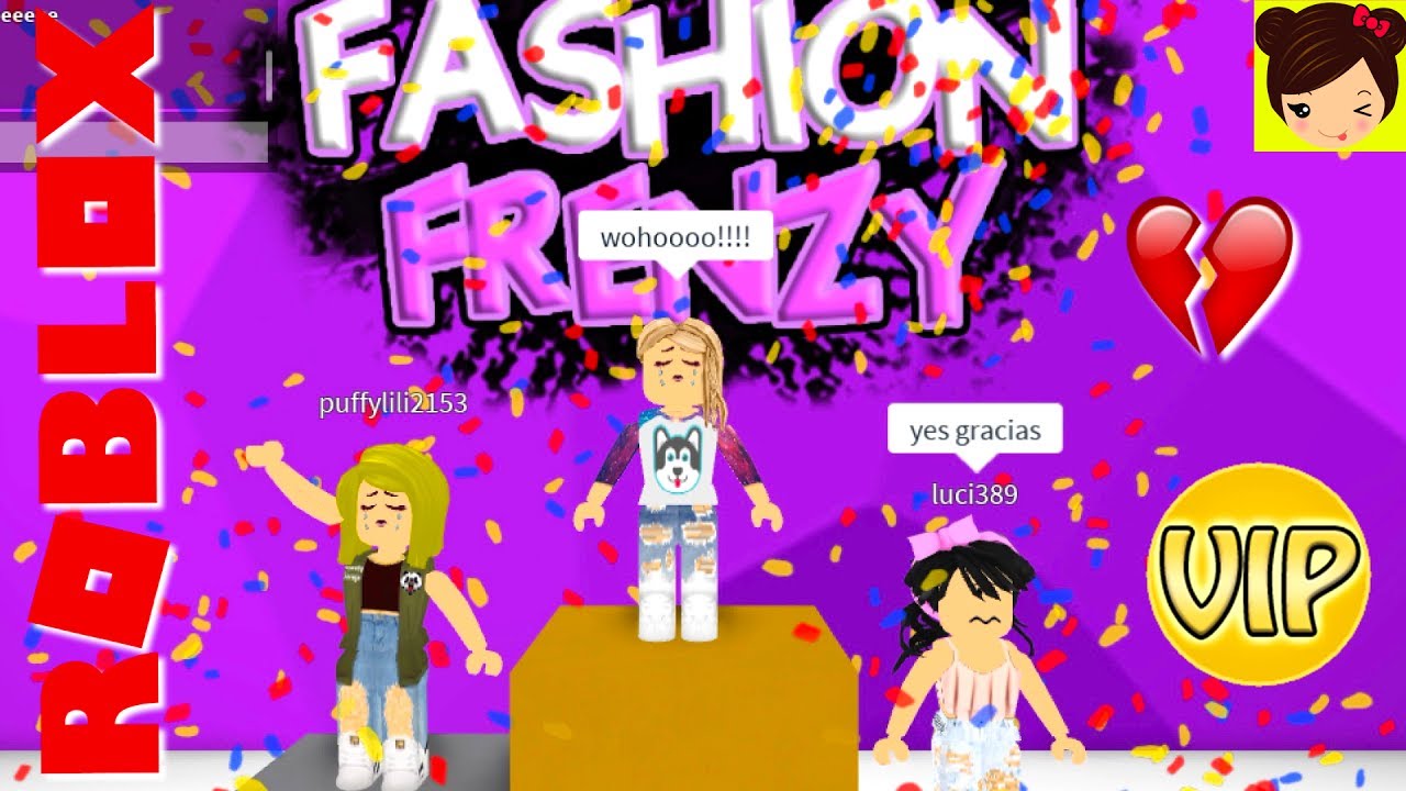 Aspirar calificación crítico Jugando Roblox Fashion Frenzy - Juego para Vestir y Moderlar! Concurso de  Belleza con Titifans - YouTube