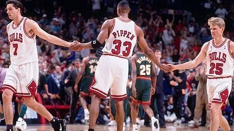 Bulls vs. Sonics - 1996 NBA Finals Game 6 (Bulls win 4th championship) - DayDayNews