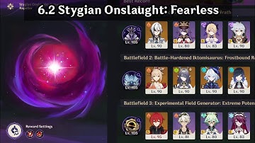 (6.2) Diluc + Yoimiya + Arlecchino | 6.2 Stygian Onslaught: Fearless | Genshin Impact