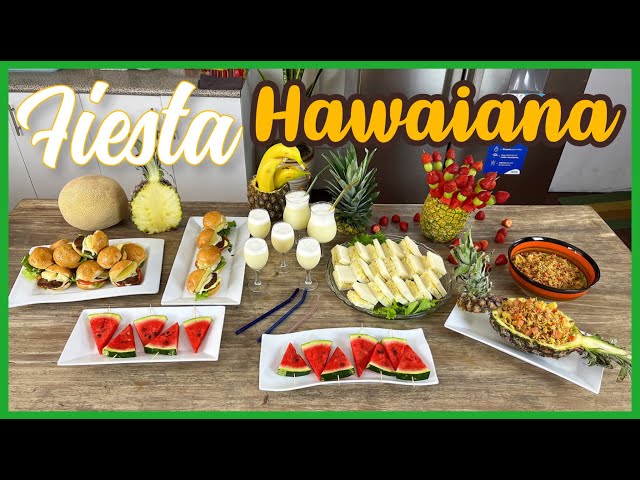 FIESTA HAWAIANA - ARMA TU MESA TEMÁTICA 