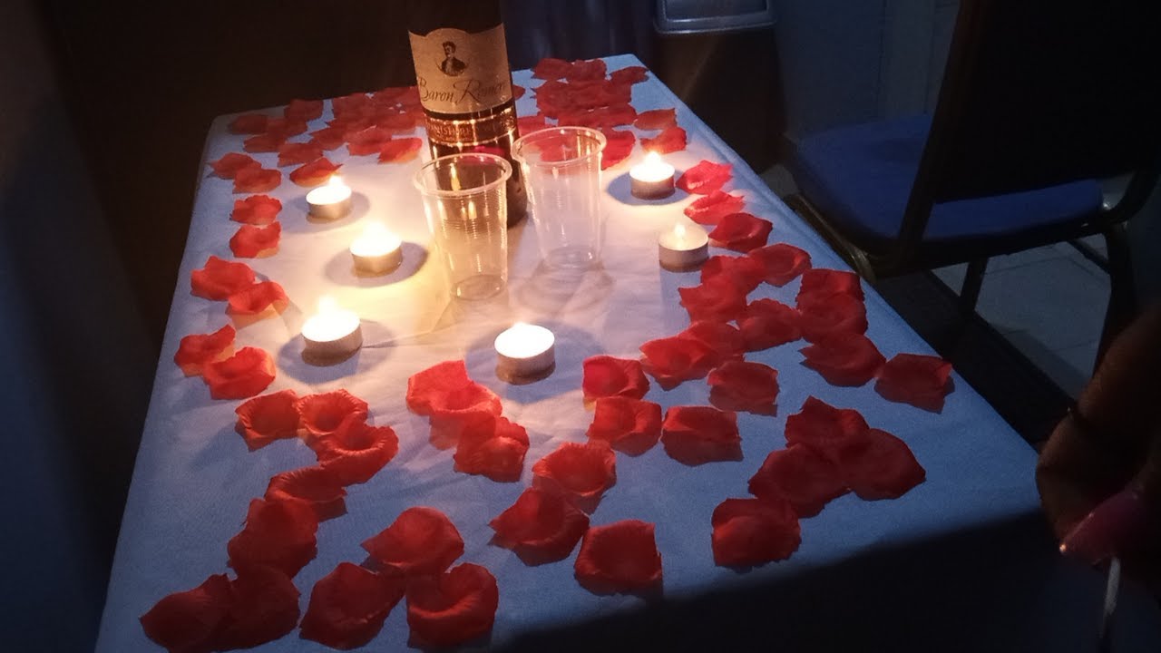 How To Setup Simple Lovers Romantic Dinner | Romantic Date For Lovers | Lovers Simple Date Ideas