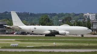 US Navy Boeing E-6B (18-2874) Mercury taxing at Stuttgart Airport US Navy Boeing E-6B (18-2874) Mercury taxing at Stuttgart Airport