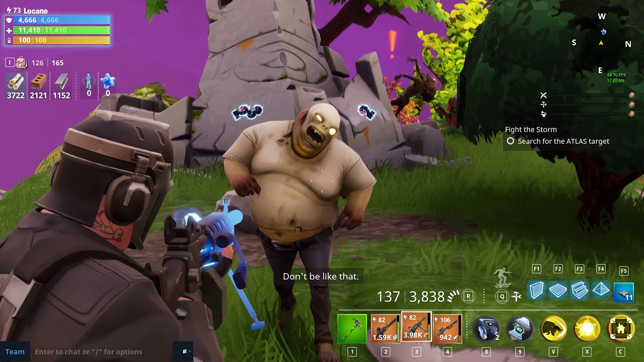 Fortnite STW - Energy Damage perk on Jess not showing in Schematics that were changed to energy