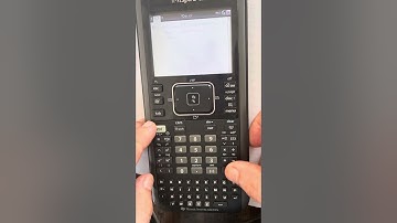 Tinspire CX : Linear Regression in 60 seconds.