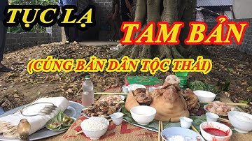 Tục lạ ( phần 1) / phong tục CÚNG BẢN dân tộc - Thái Tây Bắc // GÁI BẢN