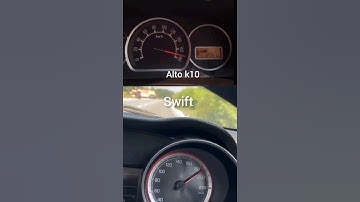 Alto vs Swift drag race competition #shorts #youtubeshorts