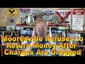 Mooresville Refuses to Return Money After Charges Are Dropped