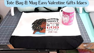 Let's Make A Mug & Tote Bag | Valentine's Day Gift Ideas Using Cricut screenshot 5