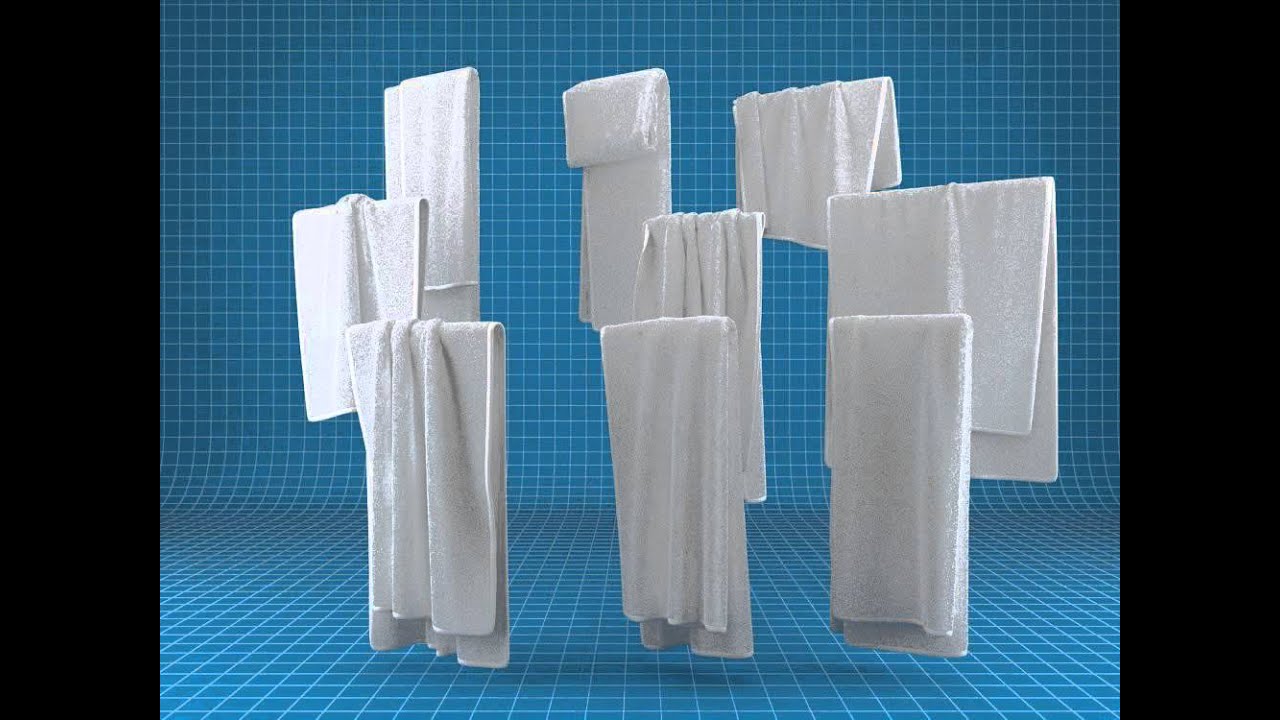 Towel Collection 3D model from YouTube