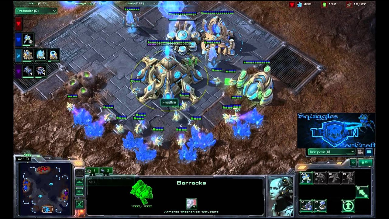 sub sat 1v2 madness frostfire Starcraft 2