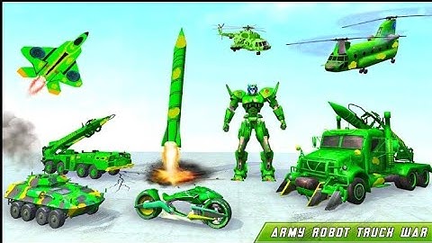 US Army Truck Robot Transformation || Flying Jet Car Bike Robot Transform || LA LA GAMES