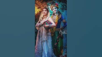 Radha Krishna Status Video 💫 Radha Krishna Love Status❤️ #radhakrishna