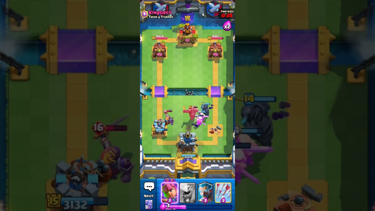 Main ledek ledekan di akhir - clash royale 
