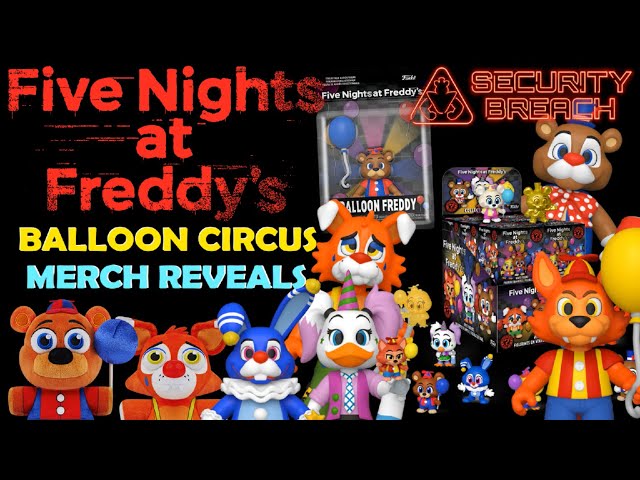 FUNKO Five Nights At Freddy's CIRCUS PLUSH 7 Freddy Balloon FNAF