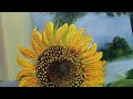 Sunflower acrylic painting part 6  samita art