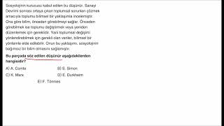 Tözok Ayt2 Felsefe Soru Çözümleri̇