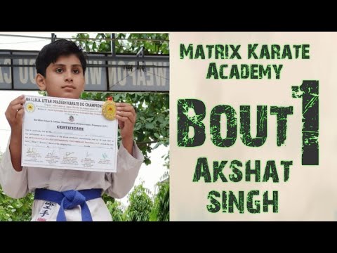 akshat singh | matrix karate academy | bout | karate - YouTube