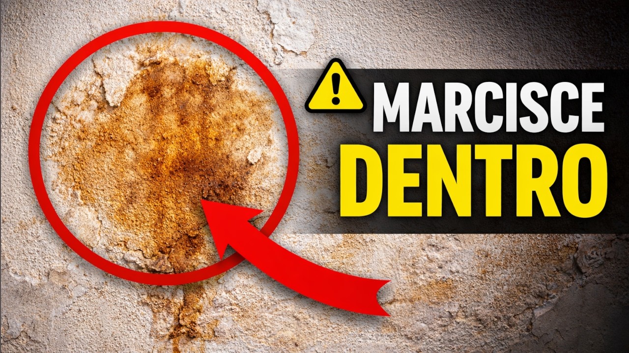 Se vedi questa macchia il muro sta marcendo dall’interno