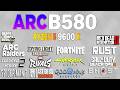 ARC B580 + Ryzen 5 9600x Overclock - Test in 16 Games Benchmark 1080p (2026)