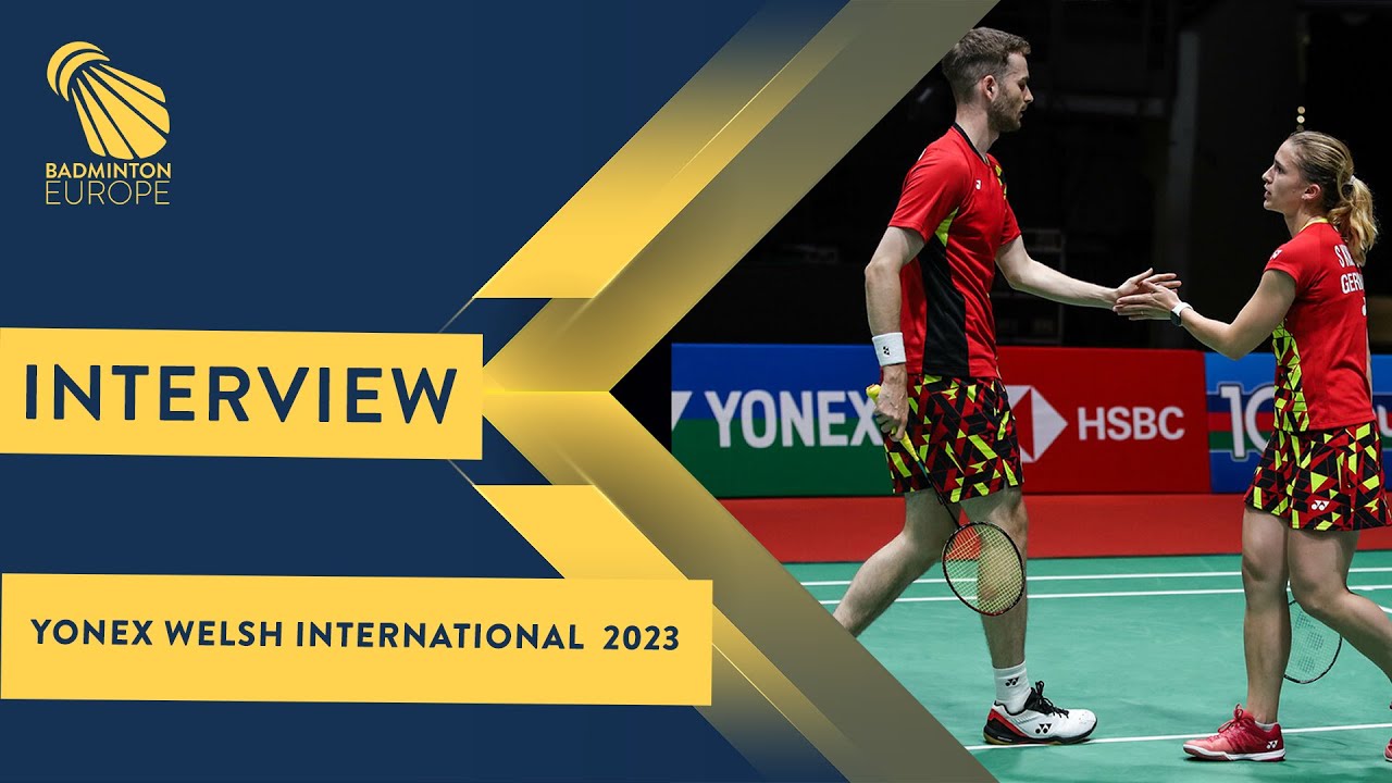 Jan Colin Voelker and Stine Kuespert mixed doubles champions at Welsh International 🏆