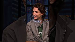Timothee Chalamet On His WEIRD Haircut In The King😂 #timotheechalamet #theking #funny