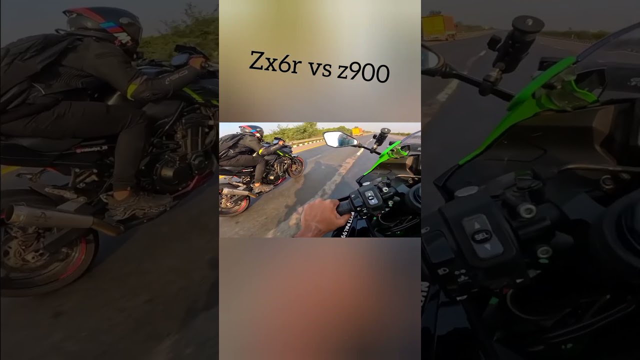 Kawasaki Z900 Vs Zx6r 