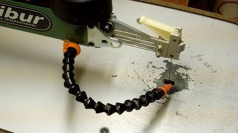 Excalibur Scroll Saw - Tighten Blower Tube