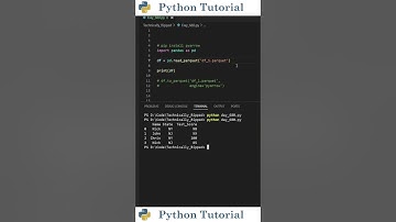 Open & Save Parquet Files With Pandas | Python Tutorial
