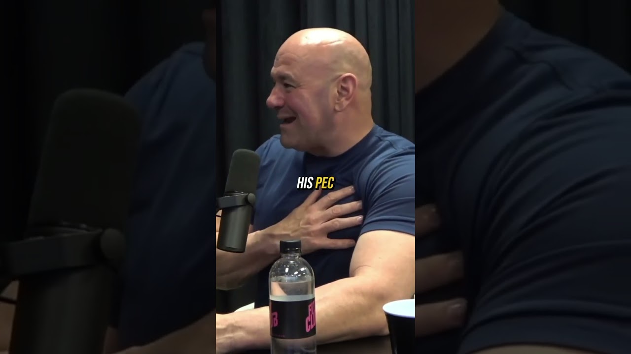 Dana White threw up 355lbs on the bench press!! 
