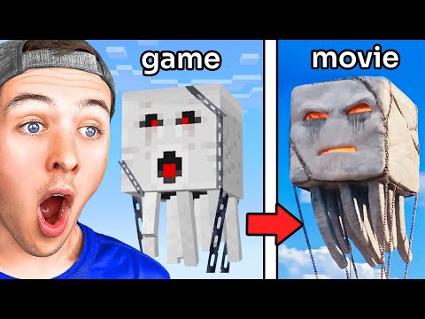 48 DIFFERENCES in Minecraft Movie vs THE GAME!