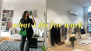What I actually do  as a Senior Digital Marketing Manager | Working in luxury fashion in NYC