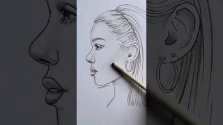 How To Draw A Side Profile ✏️ #Art #Artwork #Artist #Draw #Drawing #Sketch #Anime #Cartoon #Girl