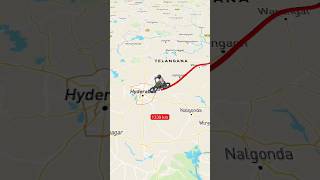 Kolkata to Hyderabad travel by cycle ytshort ytviral youtubeshorts tourvideo travel tourist