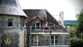 Cleaning Our Once Abandoned French Chateau From 40 Years Of Neglect.