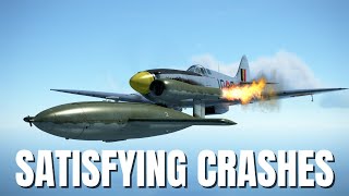 Failed V-1 Tipping & Satisfying Airplane Crashes! V267 | IL-2 Sturmovik Flight Simulator Crashes