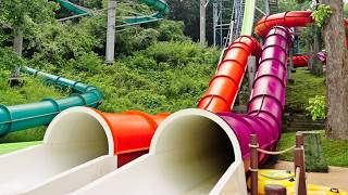 Vortex & Vertigo POV | STEEP Tube Slides at Mountain Creek