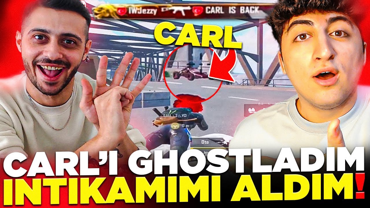 CARL'I GHOSTLADIM İNTİKAMIMI ALDIM !!  PUBG MOBİLE