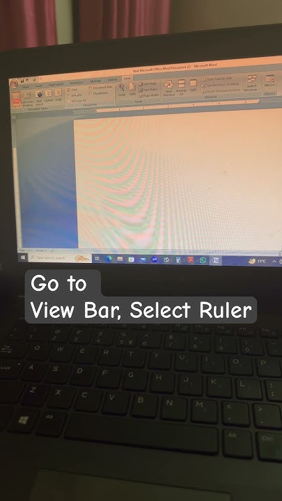 how-to-show-ruler-in-microsoft-word-youtube