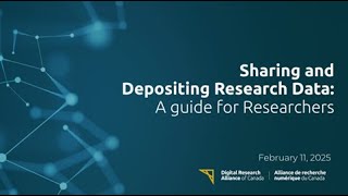 Sharing and Depositing Research Data: A Guide for Researchers