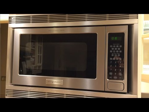 MEDELNIVÅ Over-the-range microwave, Stainless steel - IKEA