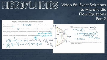 Microfluidics - Video #6 - Exact Solutions to Microfluidic Flow Equations 2